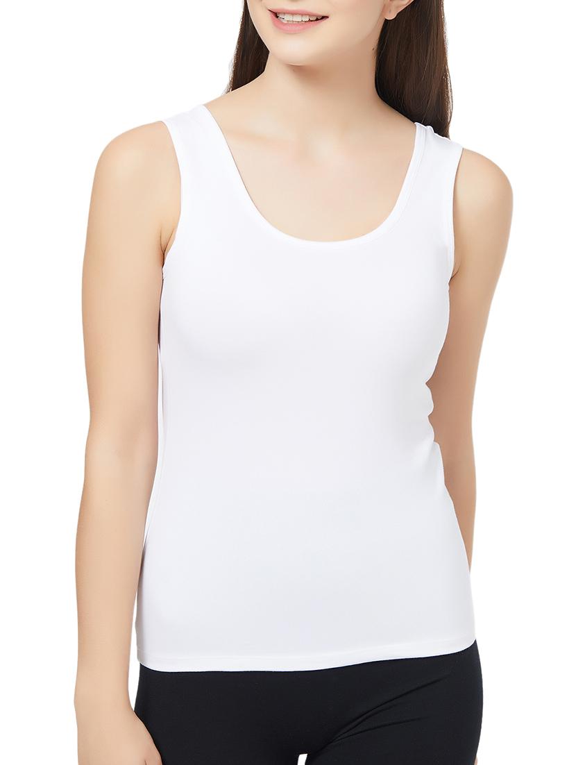 white solid tank top - 15942180 - Zoom Image - 1