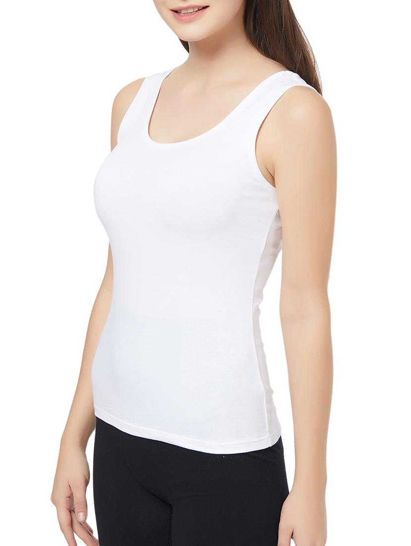 white solid tank top - 15942180 - Zoom Image - 2