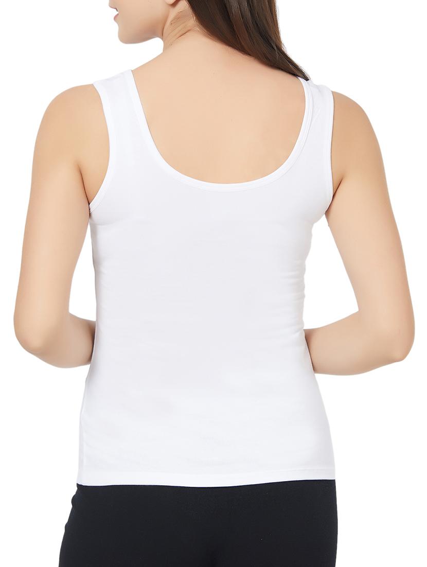white solid tank top - 15942180 - Zoom Image - 3