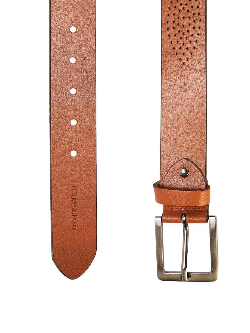 brown leather belt - 15942890 - Zoom Image - 2