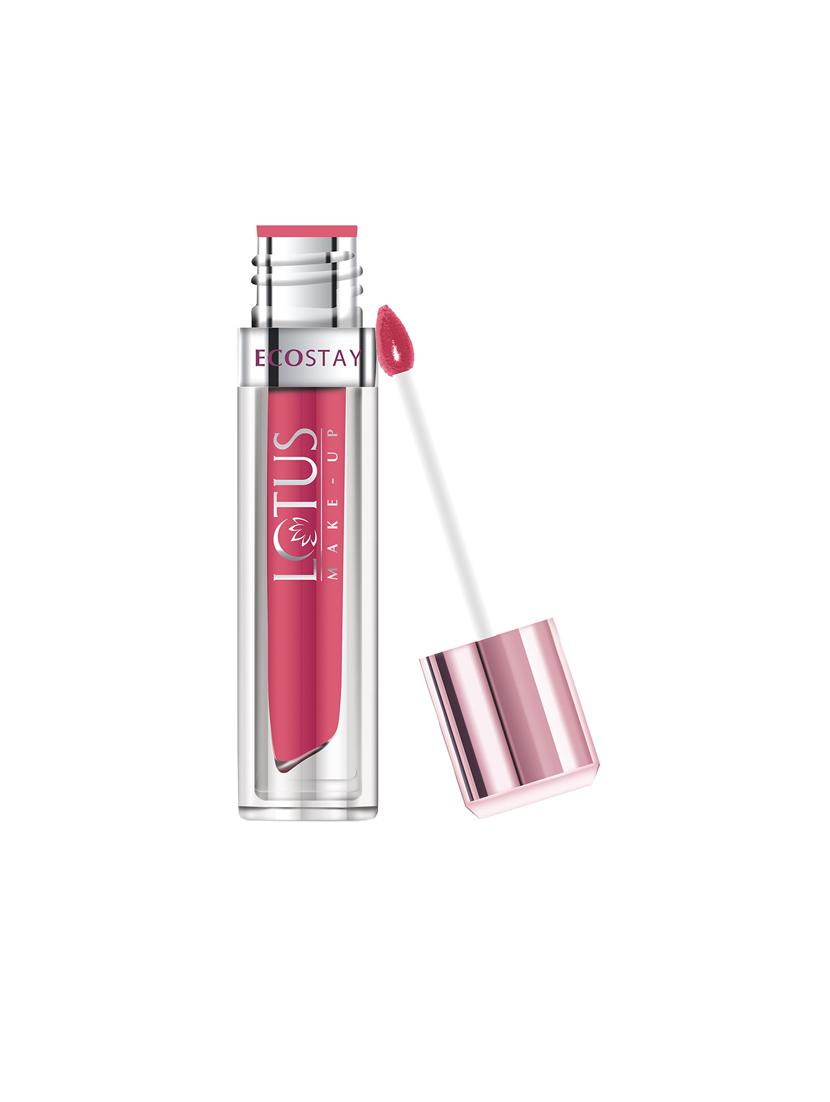 lotus make-up ecostay matte lip lacquer - peach kiss (el01) 4g - 15943045 - Zoom Image - 2