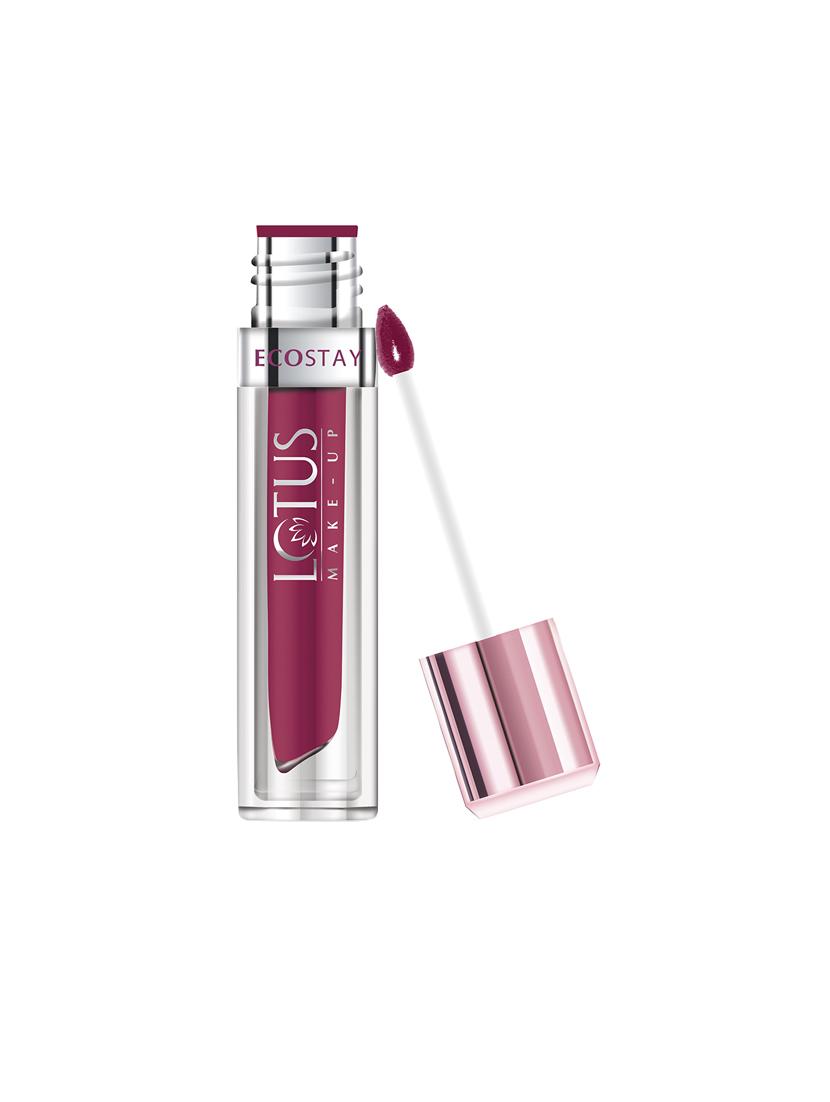 lotus make-up ecostay matte lip lacquer - miss magenta (el05) 4g - 15943049 - Zoom Image - 2