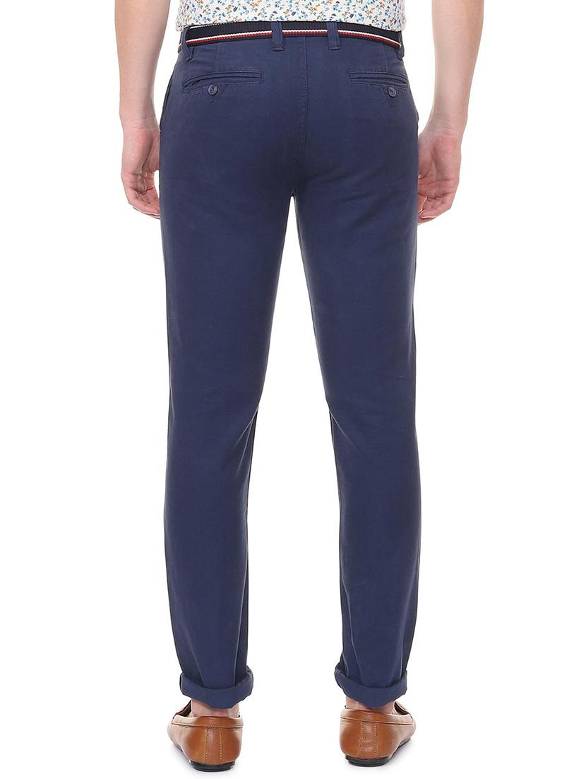 blue cotton chinos - 15943250 - Zoom Image - 2