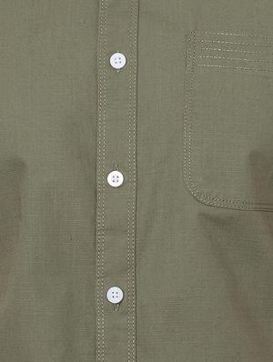 green solid casual shirt - 15943384 - Standard Image - 4