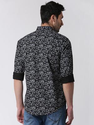 black printed casual shirt - 15943394 - Standard Image - 3