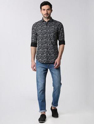 black printed casual shirt - 15943394 - Standard Image - 4