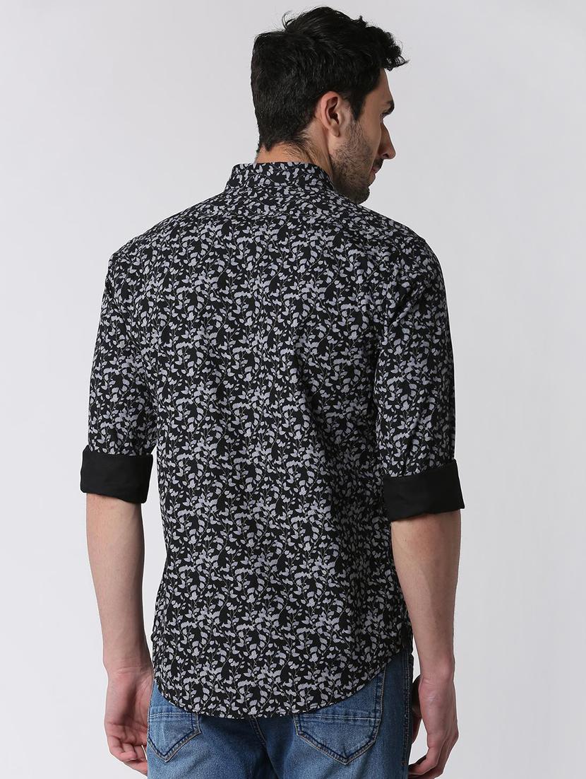 black printed casual shirt - 15943394 - Zoom Image - 3