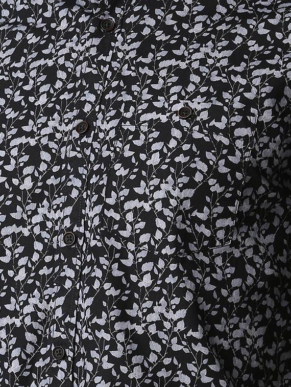 black printed casual shirt - 15943394 - Zoom Image - 5