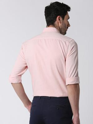 pink solid formal shirt - 15943396 - Standard Image - 3