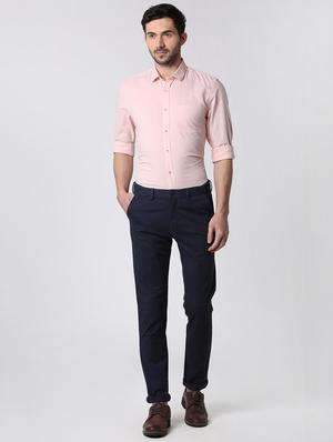 pink solid formal shirt - 15943396 - Standard Image - 4
