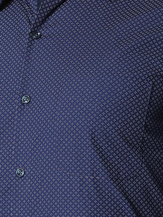 blue cotton formal shirt - 15943397 - Zoom Image - 5