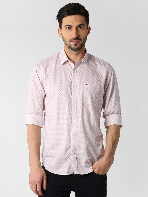 pink printed casual shirt - 15943401 - Standard Image - 1
