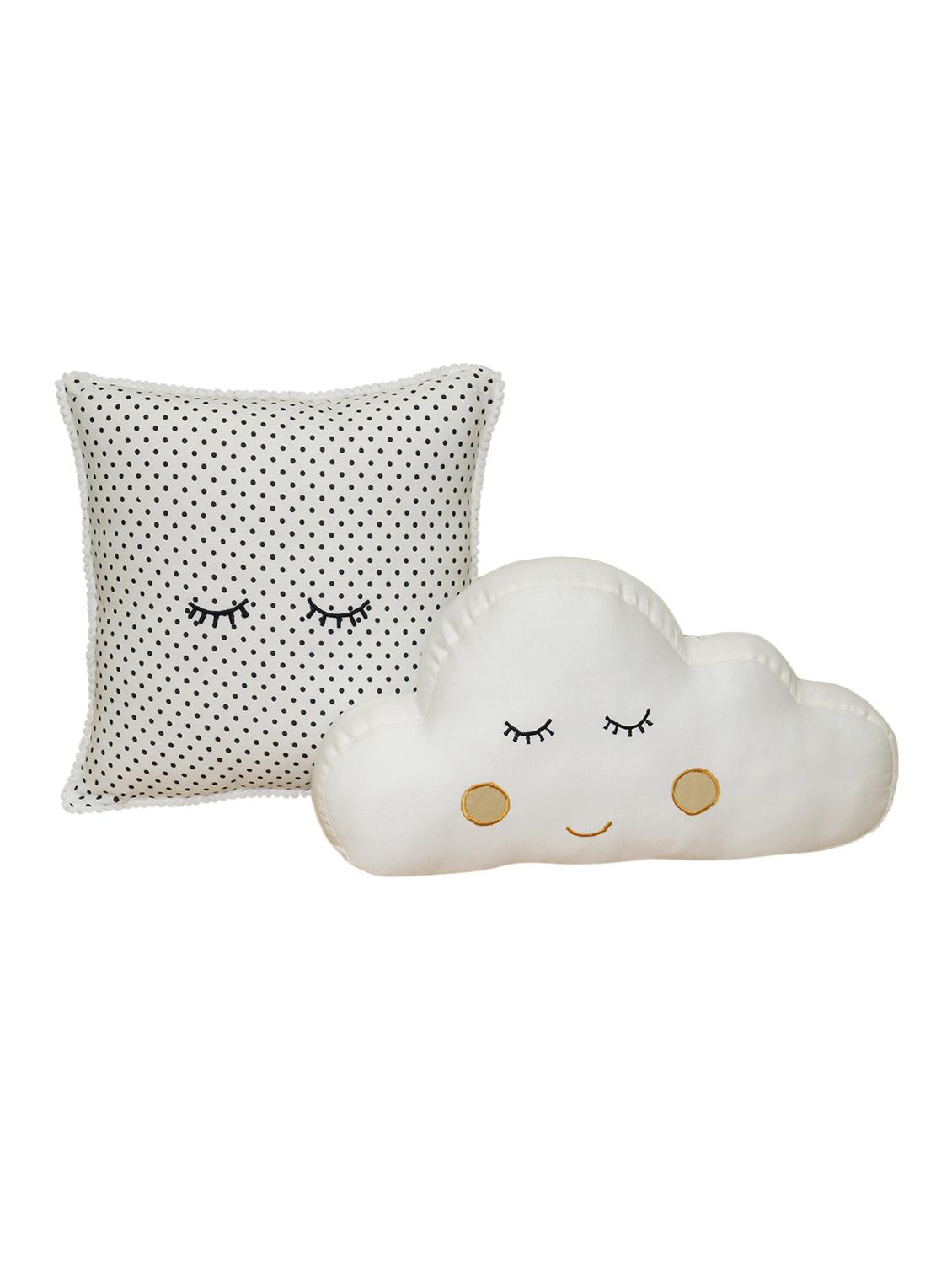 white cotton kids pillows & pillow cover - 15943549 - Zoom Image - 1