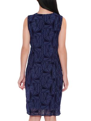 geometric sequined sheath dress - 15943592 - Standard Image - 3