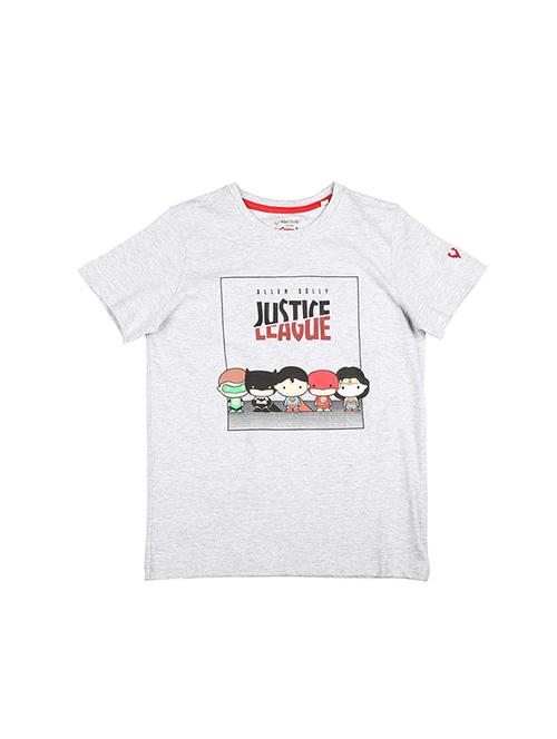 grey cotton cartoon t-shirt - 15943707 - Standard Image - 1