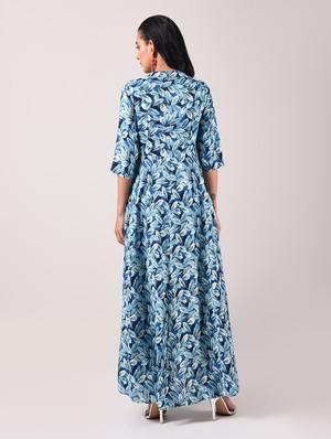 printed asymmetric kurta - 15943717 - Standard Image - 4