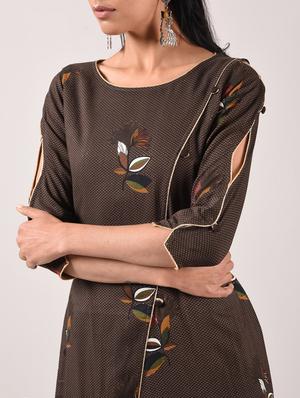 printed straight kurta - 15943732 - Standard Image - 5