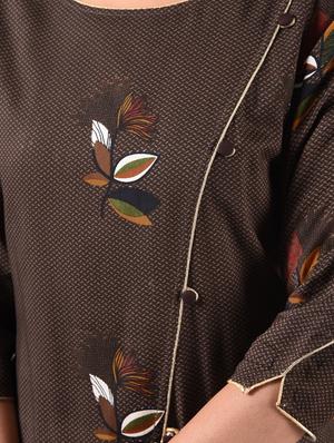 printed straight kurta - 15943732 - Standard Image - 6