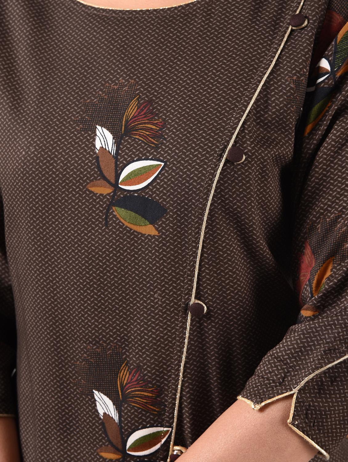printed straight kurta - 15943732 - Zoom Image - 6