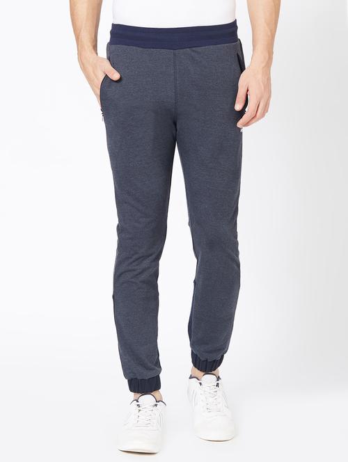blue polyester joggers - 15943817 - Standard Image - 1