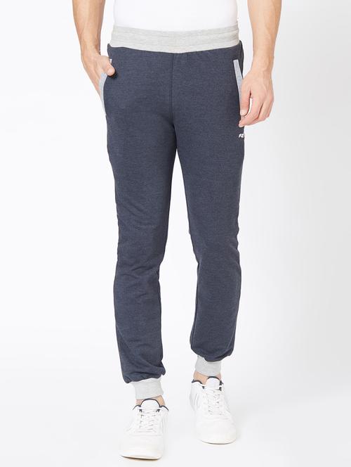 blue polyester joggers - 15943821 - Standard Image - 1