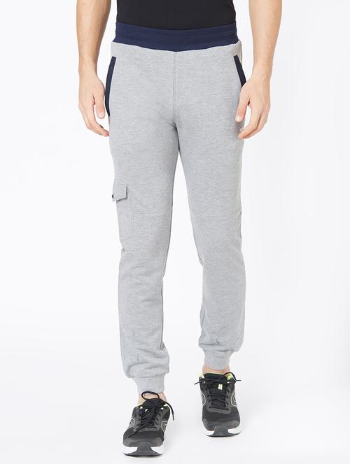grey polyester joggers - 15943823 - Standard Image - 1
