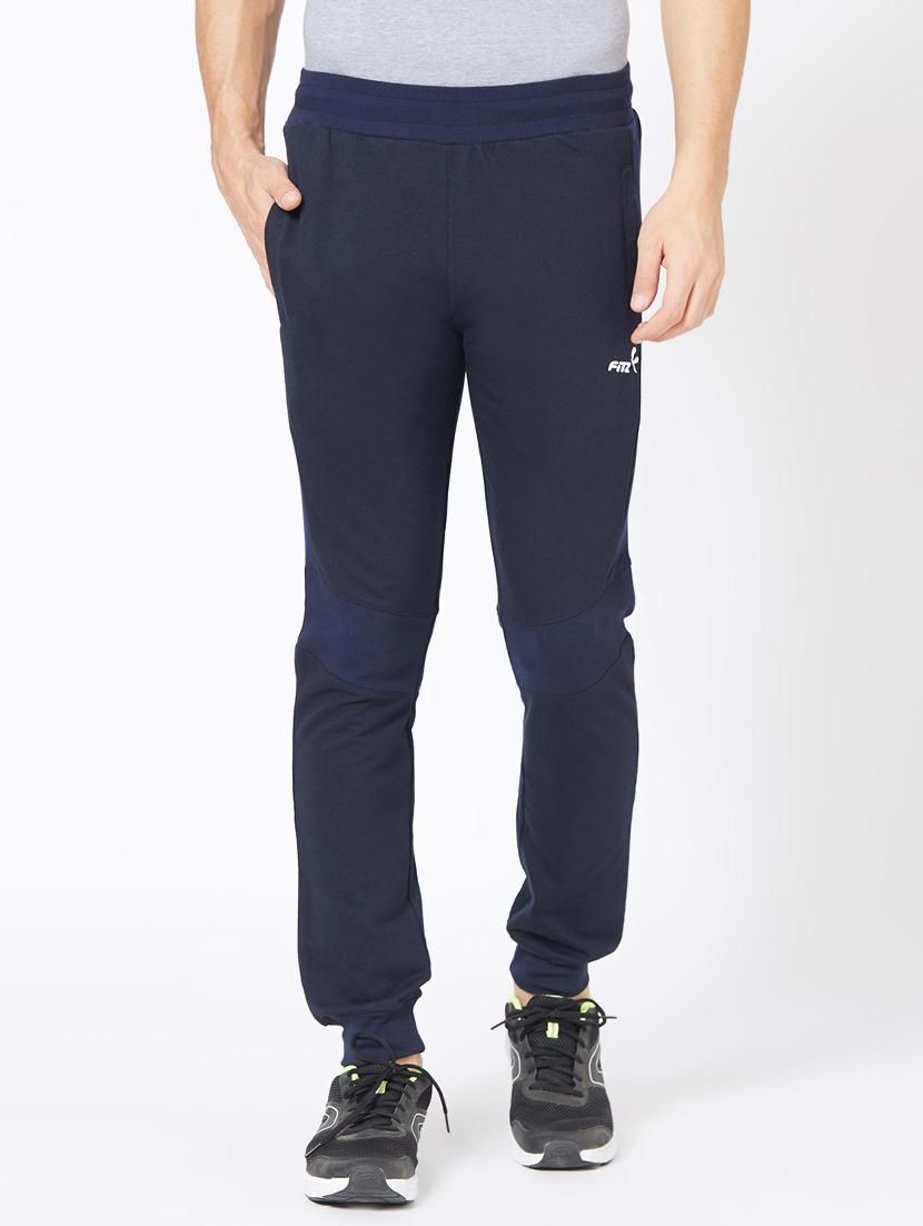 blue polyester blend jogger - 15943825 - Zoom Image - 1
