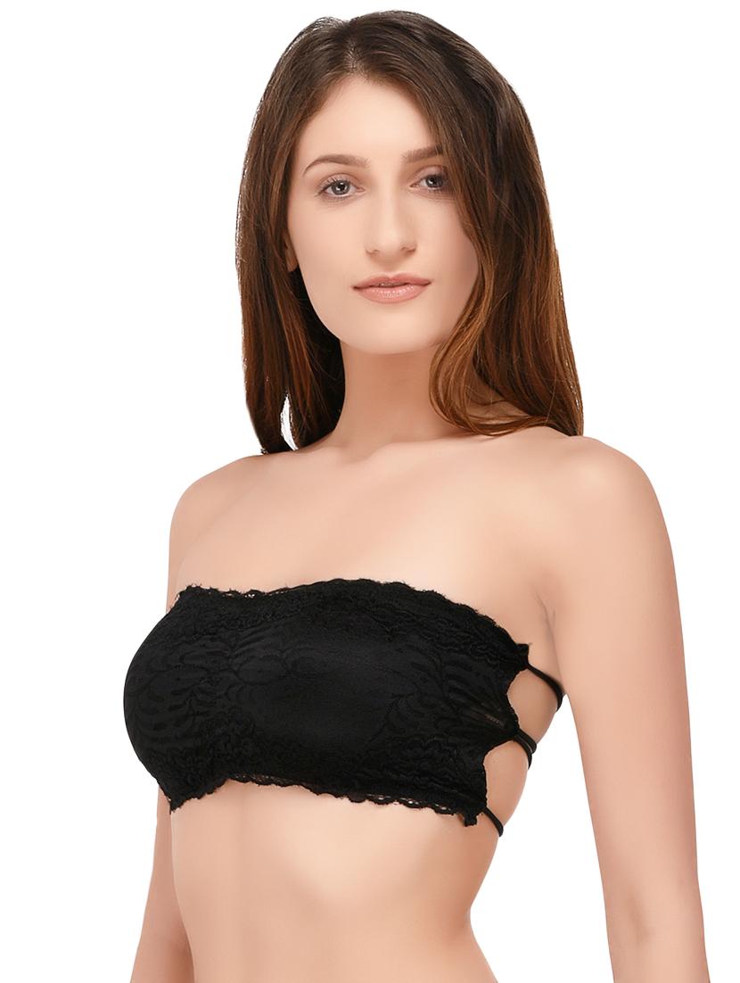 criss cross back laced tube bra - 15943900 - Zoom Image - 2