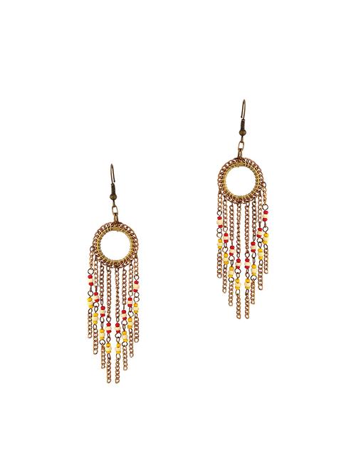 gold copper hoop earring - 15944313 - Standard Image - 1