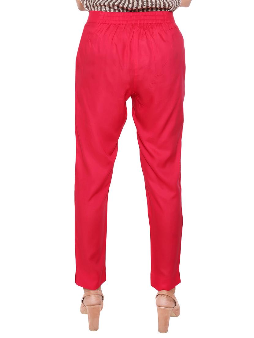elasticated waist flat front trouser - 15944469 - Zoom Image - 3