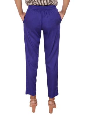 elasticated waist flat front trouser - 15944477 - Standard Image - 3