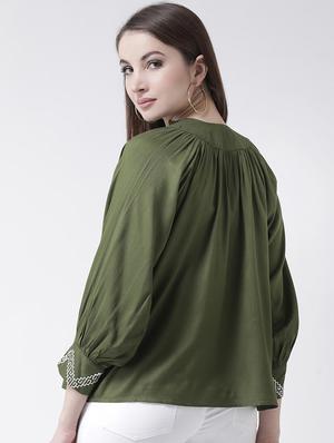 tie up gathered top - 15944604 - Standard Image - 3