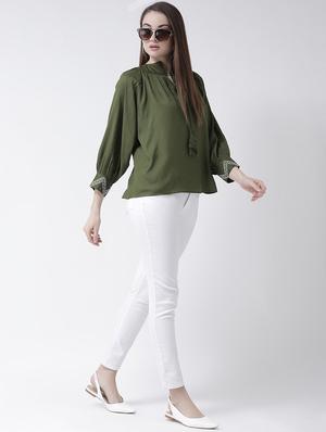 tie up gathered top - 15944604 - Standard Image - 4