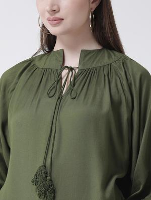 tie up gathered top - 15944604 - Standard Image - 5