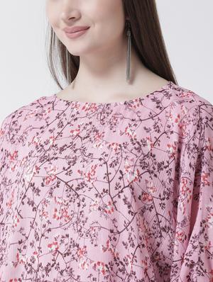 dolman sleeved floral top - 15944617 - Standard Image - 5