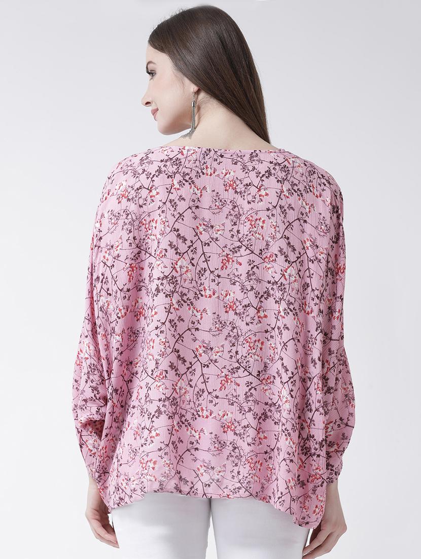 dolman sleeved floral top - 15944617 - Zoom Image - 3