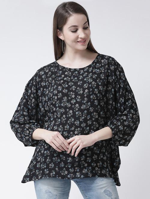 dolman sleeved floral top - 15944618 - Standard Image - 1