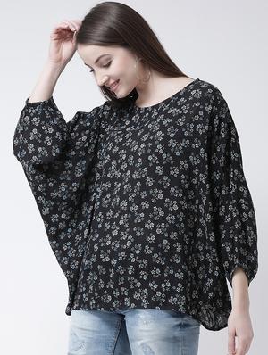 dolman sleeved floral top - 15944618 - Standard Image - 2