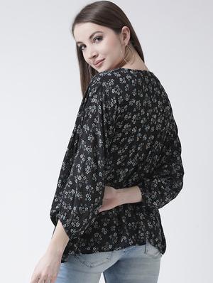 dolman sleeved floral top - 15944618 - Standard Image - 3