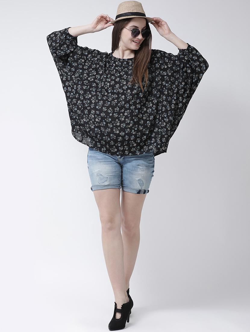 dolman sleeved floral top - 15944618 - Zoom Image - 4