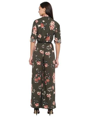 roll up sleeved floral jumpsuit - 15945361 - Standard Image - 3