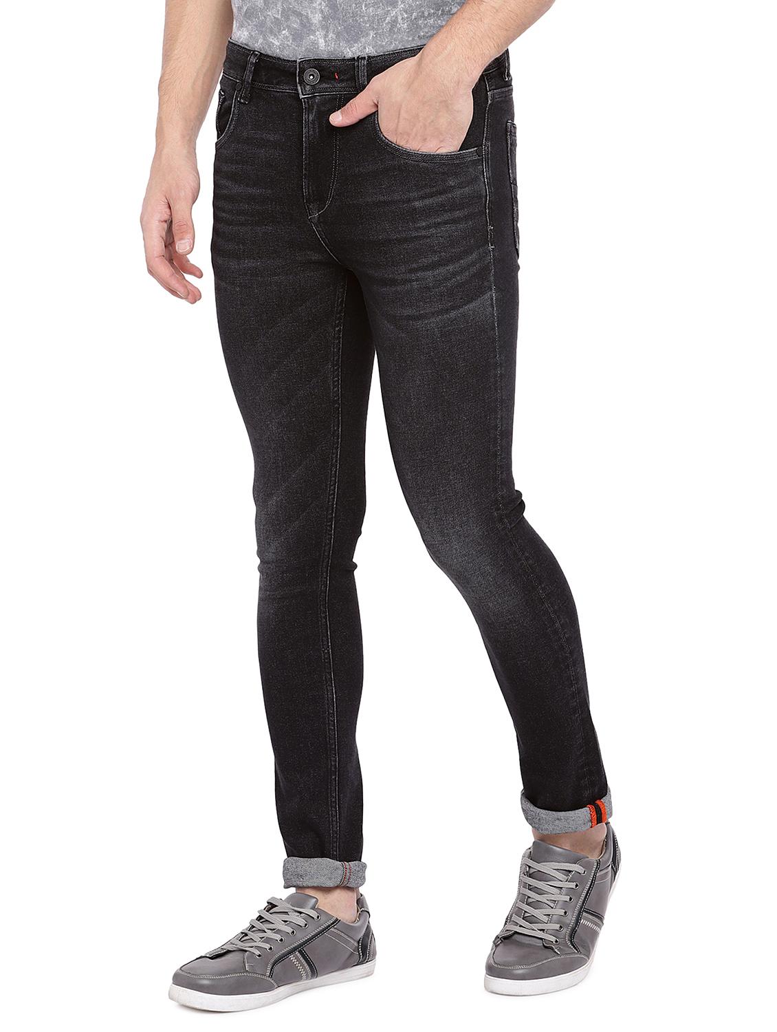 black cotton washed jeans - 15945508 - Zoom Image - 2