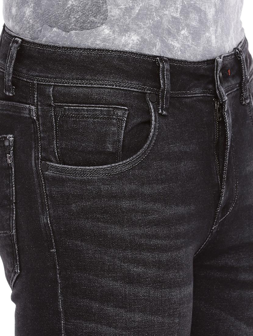 black cotton washed jeans - 15945508 - Zoom Image - 5