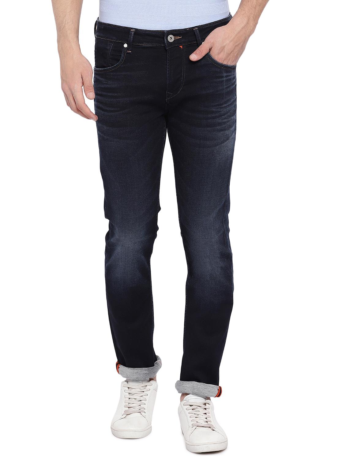 blue cotton washed jeans - 15945510 - Zoom Image - 1