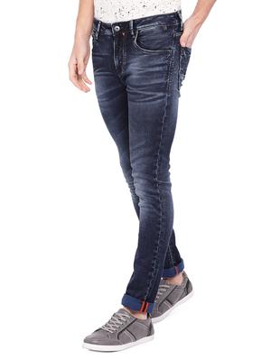 blue cotton washed jeans - 15945520 - Standard Image - 2