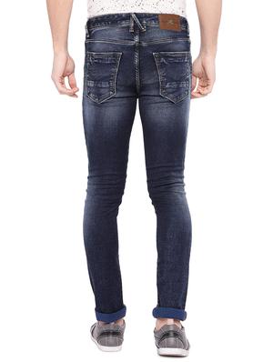 blue cotton washed jeans - 15945520 - Standard Image - 3