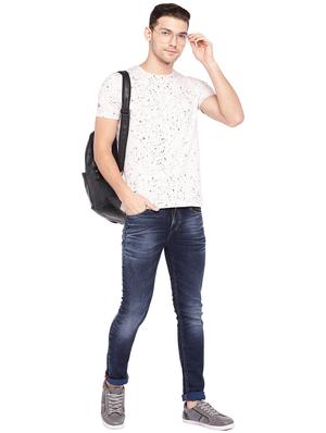 blue cotton washed jeans - 15945520 - Standard Image - 4