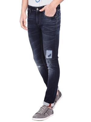 blue cotton ripped jeans - 15945523 - Standard Image - 2