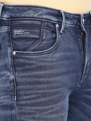 blue cotton washed jeans - 15945527 - Standard Image - 5