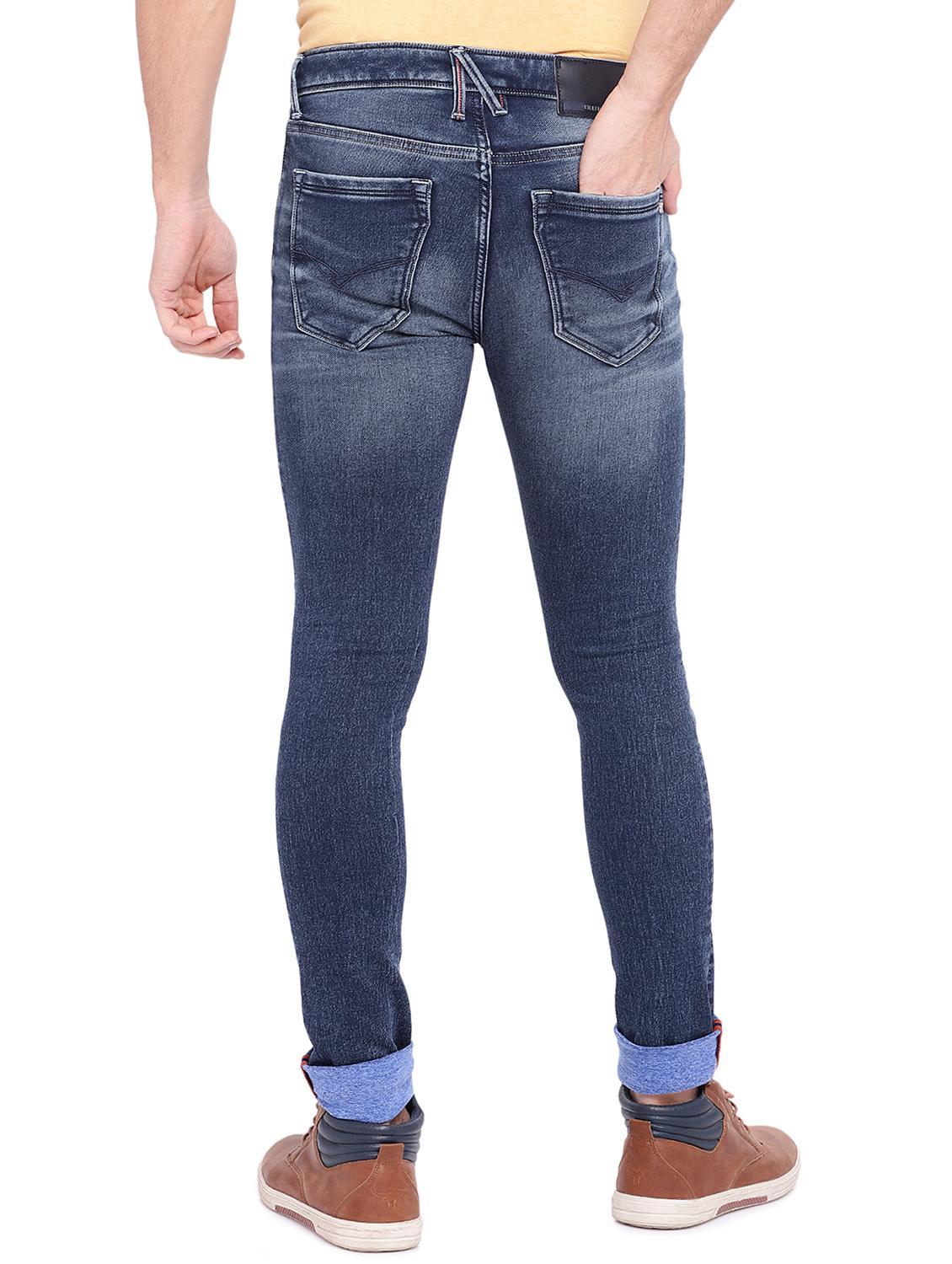 blue cotton washed jeans - 15945527 - Zoom Image - 3